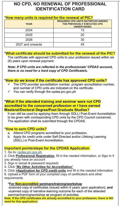 Cpd units for prc renewal : r/pinoymed .